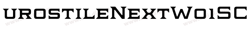 urostileNextW01SC Nr字体转换